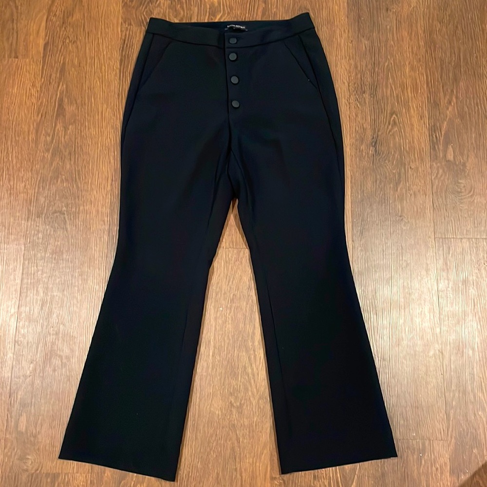 Wide leg work pants